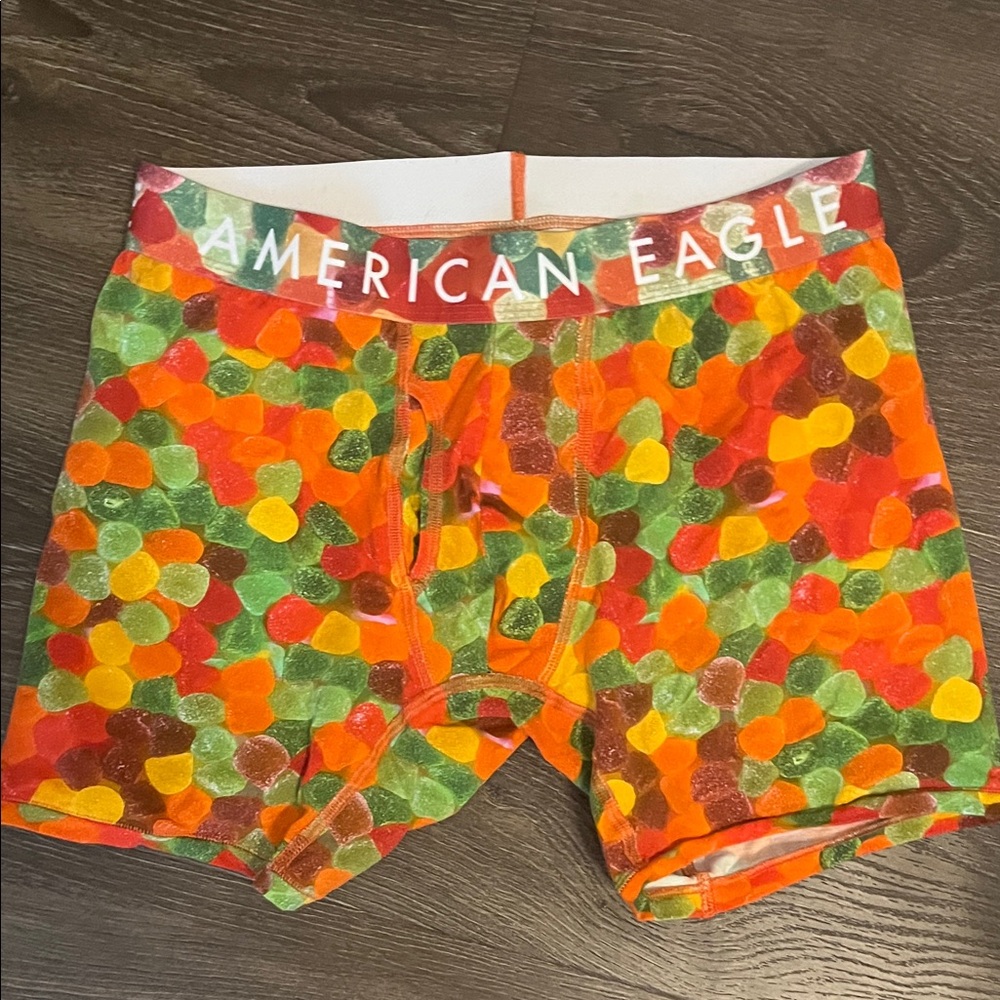 New American eagle men’s boxer briefs. 4 inch inseam   Cotton  size S